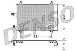 CHŁODNICA KLIM. /DENSO/ DENSO DCN07009