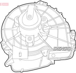 WENTYLATOR NAGRZEWNICY OPEL COMBO ,CORS A C ,TIGRA TwinTop  1.3 CDTI 16V 04- DENSO DEA20004