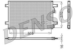 CHŁODNICA KLIM. /DENSO/ DENSO DCN32014