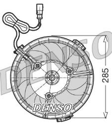 WENTYLATOR CHŁODNICY /DENSO/ DENSO DER02005