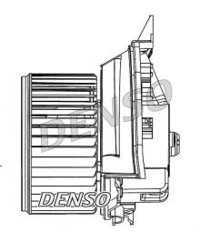 WENTYLATOR NAGRZEWNICY /DENSO/ DENSO DEA20202
