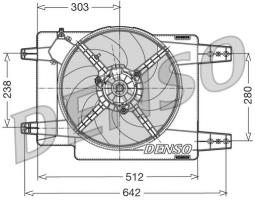 WENTYLATOR CHŁODNICY /DENSO/ DENSO DER01011