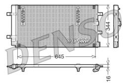 CHŁODNICA KLIM.AUDI A4,A5,A6,A7,Q5 1.8-4.2 07- DENSO DCN32060