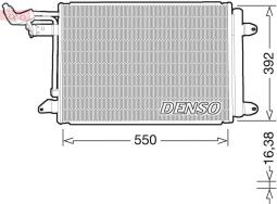 CHŁODNICA KLIMY VW GOLF V 05- DENSO DCN32032