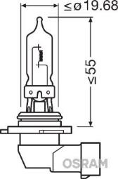 ŻARÓWKA 12V HB3 60W P20d NIGHT BREAKER OSRAM OSR 9005 NBU-HCB