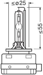 ŻARÓWKA D1S XENARC /XENON/ ORIGINAL OSRAM OSR 66140
