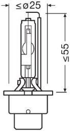 ŻARÓWKA D2R /XENON/ OSRAM OSR 66250 CBI