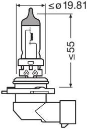 ŻARÓWKA 12V HB4 51W P22d OPAKOWANIE TY OSRAM OSR 9006-01B