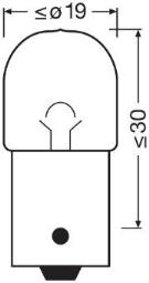 ŻARÓWKA 12V R10W 12V 10W BA15s ULTRA OSRAM OSR 5008 ULT