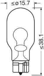 ŻARÓWKA 12V W16W 12V 16W W2.1x9.5d ORI OSRAM OSR 921-02B
