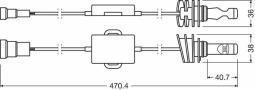 ŻARÓWKI 12V LED H10 LEDRIVING FOG LAMP/KPL.2SZT./ 6000LM 13W OSRAM OSR 9645CW