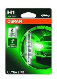 ŻARÓWKA 12V H1 55W P14,5s ULTRA LIFE OSRAM OSR 64150  ULT-01B