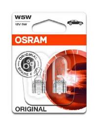 ŻARÓWKA 12V W5W 12V 5W W2,1x9,5d ORIGI OSRAM OSR 2825-02B