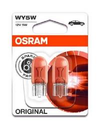 ŻARÓWKA 12V WY5W 12V 5W W1,2x8,5d ORIG OSRAM OSR 2827-02B