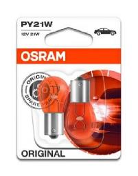 ŻARÓWKA 12V PY21W 12V 21W BAU15s ORIGI OSRAM OSR 7507-02B