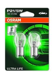 ŻARÓWKA 12V P21/5W 12V 21/5W BAY15d U OSRAM OSR 7528 ULT-02B