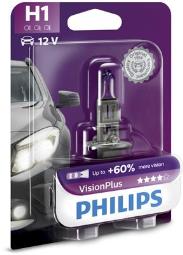 ŻARÓWKA H1 12V 55W /VISION PLUS/+60% PHILIPS PH 12258VPB1