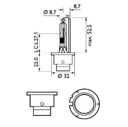 ŻARNIK D2R X-TREME VISION /KARTONIK//GEN.2/ PHILIPS PH 85126XV2C1
