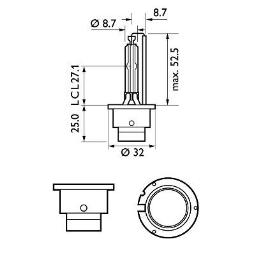 ŻARÓWKA D2S /XENON VISION PH 85122VIS1