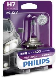 ŻARÓWKA H7 12V 55W /VISION PLUS/+60%/ PHILIPS PH 12972VPB1