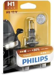 ŻARÓWKA H1 12V 55W /PREMIUM/ +30% /BLISTR/ PHILIPS PH 12258PRB1