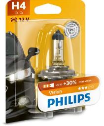 ŻARÓWKA H4 12V 60W/55W /PREMIUM/+30% /BLISTR/ PHILIPS PH 12342PRB1