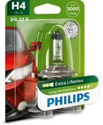 ŻARÓWKA H4 12V 60W/55W P43T /LONGERLIFEECOVISION/ /BLISTR/ PHILIPS PH 12342LLECOB1