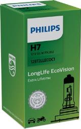ŻARÓWKA H7 12V 55W / LONGERLIFE ECOVISION/ PHILIPS PH 12972LLECOC1