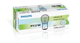 ŻARÓWKA 12V 21W KIER./POMARAŃ./ BAU15S PY21W PH 12496LLECOCP