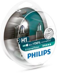 ŻARÓWKA H1 12V  55W /X-TREME VISION/    /KPL-2SZT/ PHILIPS PH 12258XV+S2  /KPL-2SZT/