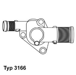 TERMOSTAT DACIA LOGAN II 1,2 12- WAHLER WA3166.89D