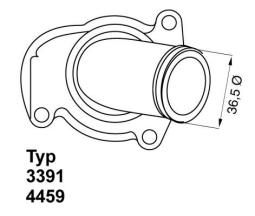 TERMOSTAT OPEL 1,0-1,4 16V 97- WAHLER WA4459.92D