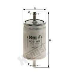 FILTR PALIWA OPEL BENZ. 1,4-3,0 /METAL/ HENGST FILTER H321WK