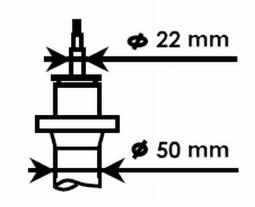AMORT./PRZ/ AUDI A3 03- /GAZ/ /@50/ KAYABA KYB324703