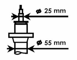 AMORT./PRZ/ AUDI A3 03- /GAZ/ /@55/ KAYABA KYB335808