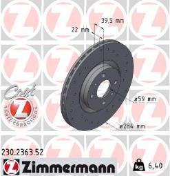 TARCZA HAM./PRZ/ FIAT PUNTO 1,9JTD 03- @/SPORT/ ZM230.2363.52