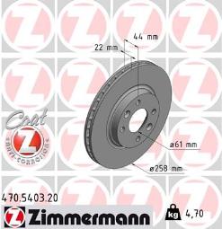 TARCZA HAM./PRZ/ RENAULT CLIO IV 12- ZM470.5403.20