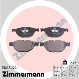 KLOCKI HAM./PRZ/ BMW 5,7 /F10/ 10- ZIMMERMANN ZM 25045.200.1