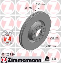 TARCZA HAM.AUDI /ZIMMERMANN/ ZIMMERMANN ZM100.1238.20