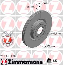 TARCZA HAM./PRZ/ FORD FOCUS C-MAX 03- @30X25 ZIMMERMANN ZM250.1353.20