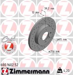 TARCZA HAM.VAG SPORT /ZIMMERMANN/ ZIMMERMANN ZM600.1602.52