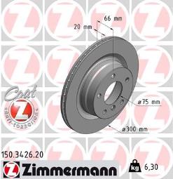 TARCZA HAM./TYŁ/ BMW 3 E90 05- @300X20 ZIMMERMANN ZM150.3426.20