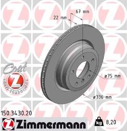 TARCZA HAM.BMW /ZIMMERMANN/ ZIMMERMANN ZM150.3430.20