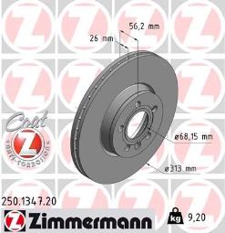 TARCZA HAM./PRZ/ FORD GALAXY 06- @313X25 ZIMMERMANN ZM250.1347.20