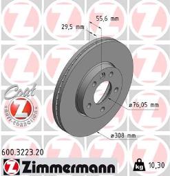 TARCZA HAM.VAG /ZIMMERMANN/ ZIMMERMANN ZM600.3223.20