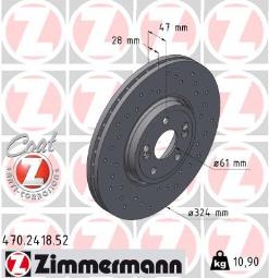 TARCZA HAM.RENAULT SPORT /ZIMMERMANN/   ANN/ ZIMMERMANN ZM470.2418.52