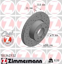 TARCZA HAM.BMW SPORT /ZIMMERMANN/ ZIMMERMANN ZM150.3427.52