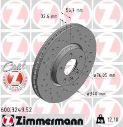 TARCZA HAM./PRZ/ VW T5 03- ZM600.3249.52