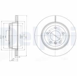 TARCZA HAM./TYŁ/ BMW 123D,130I,316,318,320,325,328,330,420,428,430,X1 03/2005 - @300X20.0 /ILOŚĆ ŚRU DELPHI BG4243C