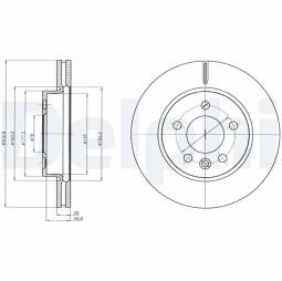 TARCZA HAM./PRZ/ VW AMAROK 10- DELPHI BG4343